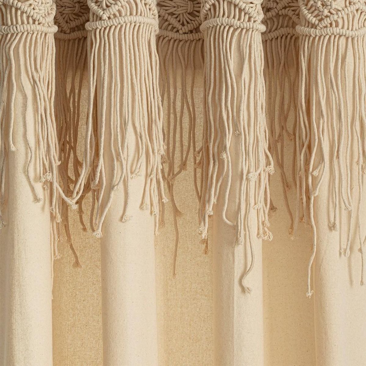 ATMOSPHERA Rideau à œillets 140x260 macramé Ritual