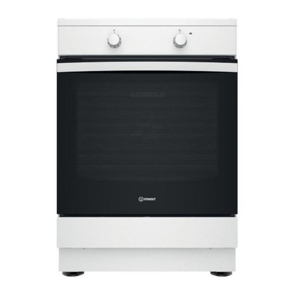 Indesit Cuisiniere a induction - INDESIT - IS67IQ5KCW/E - 3 foyers - 2600 W - 60 cm - Blanc