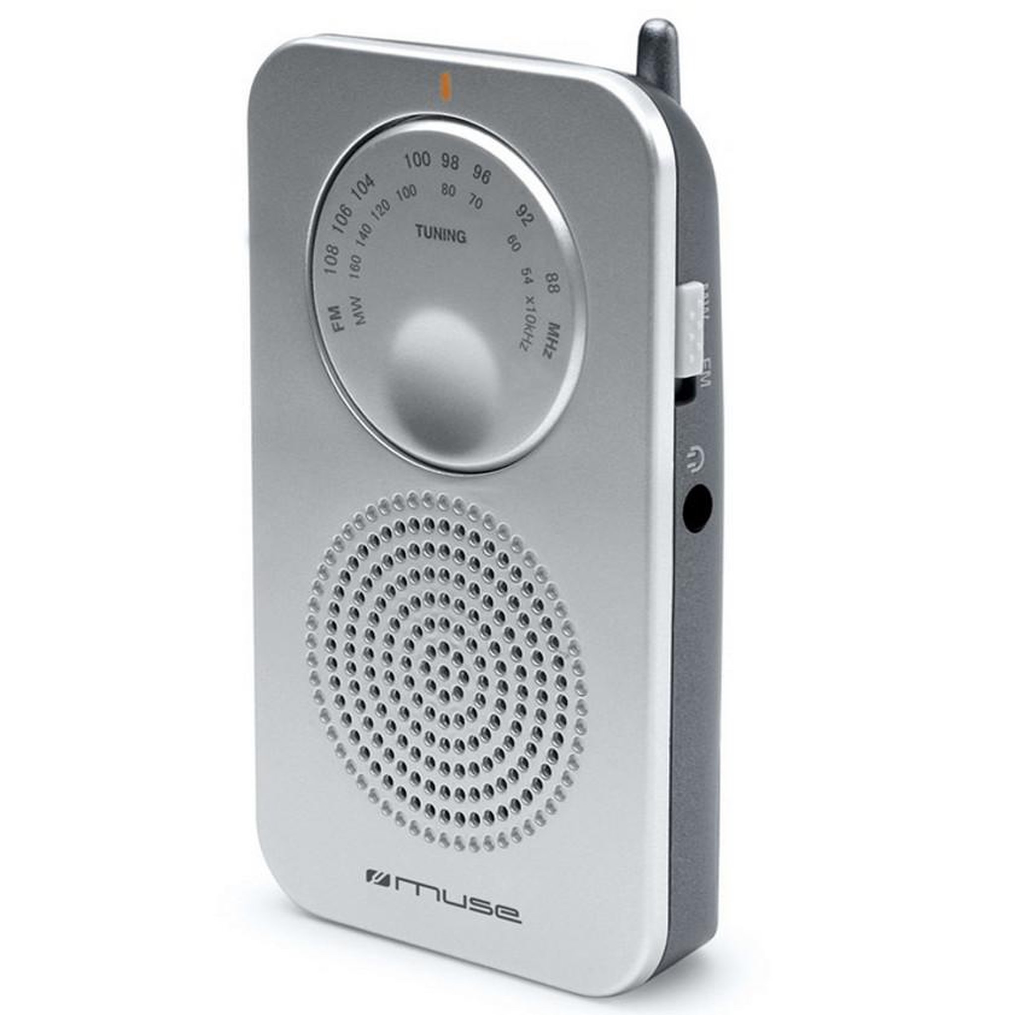 Muse Radio portable analogique silver - m01rs