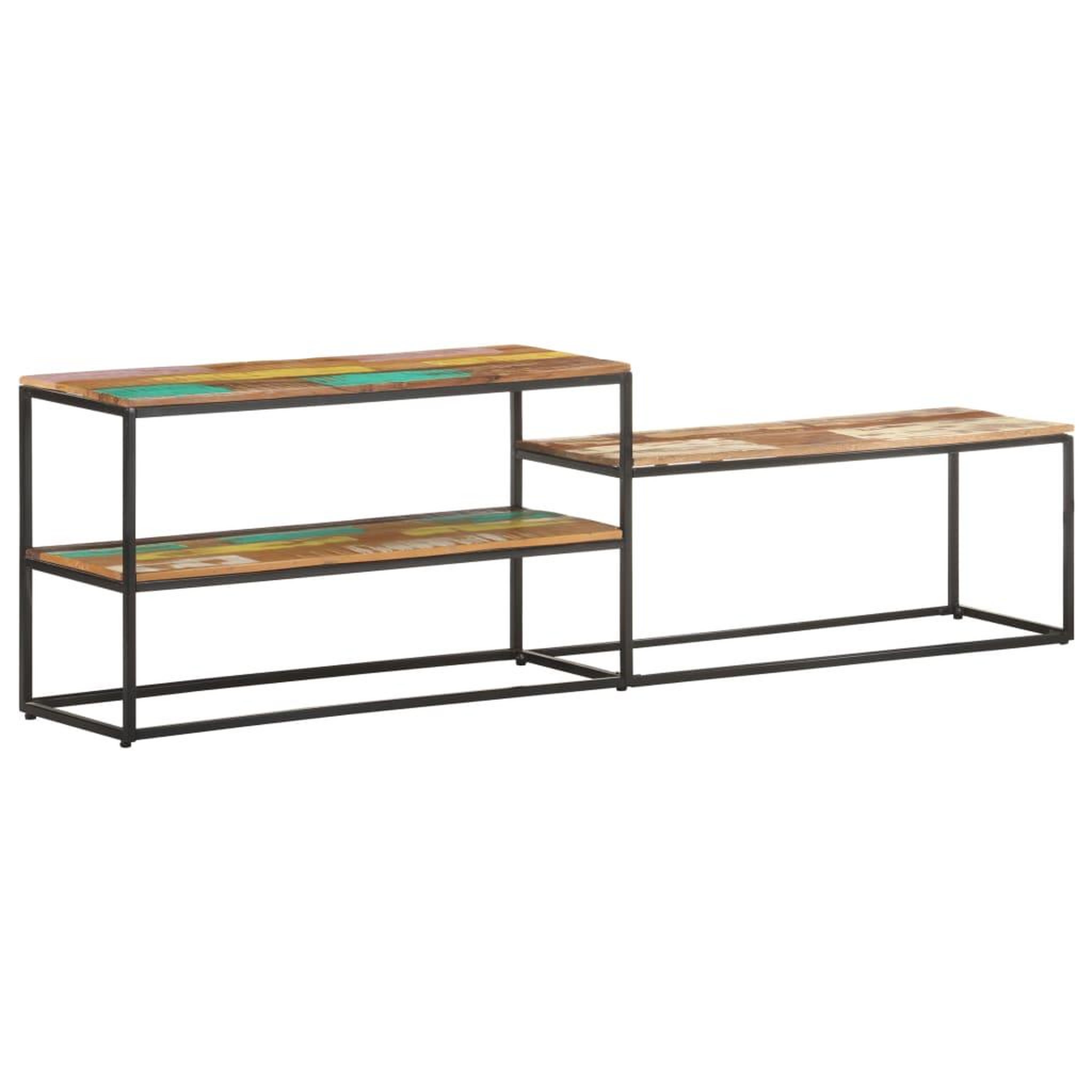 Voir la diapositive 4 : VIDAXL Meuble TV 180x30x50 cm Bois de recuperation massif