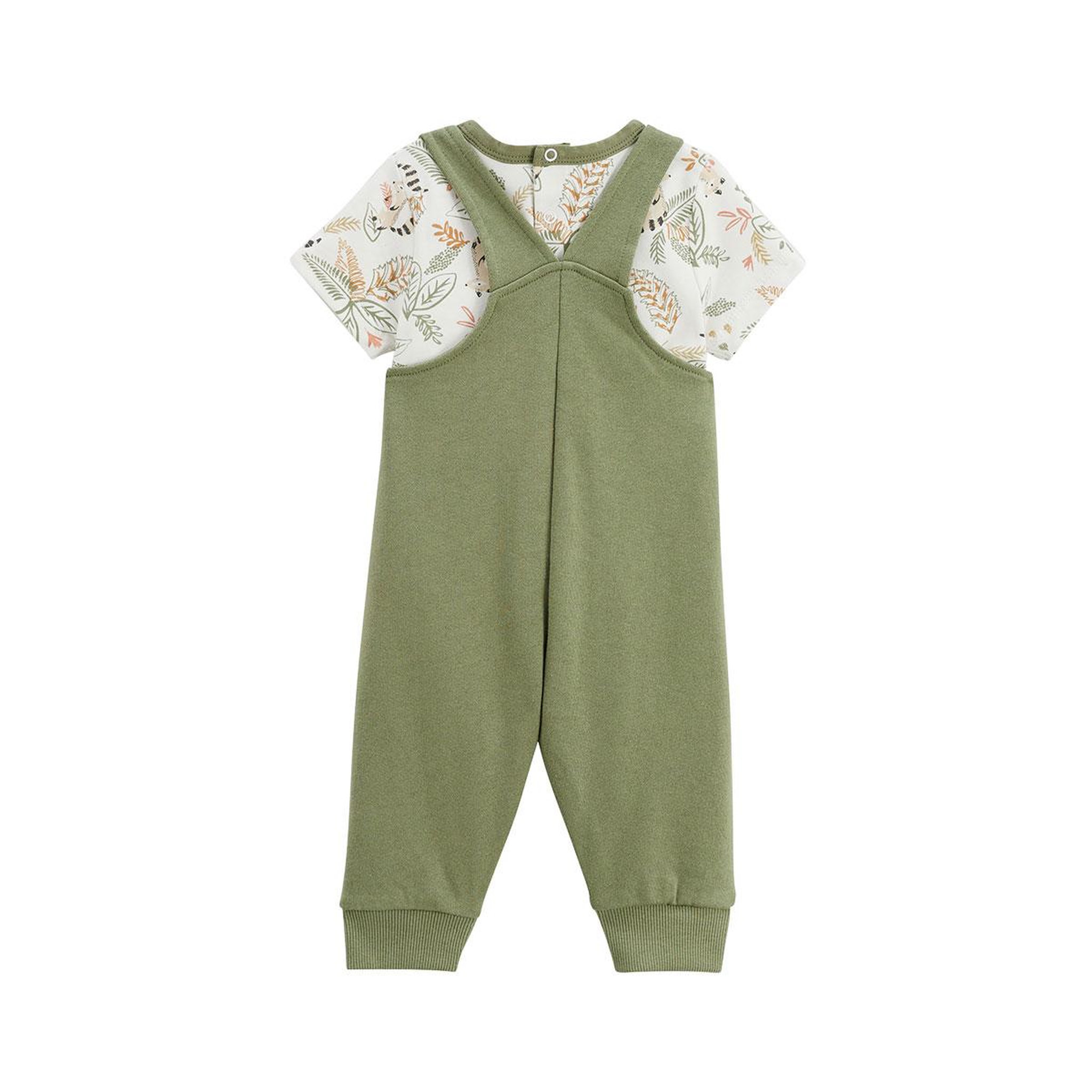 Voir la diapositive 2 : Petit Béguin Ensemble salopette bébé et t-shirt gabin