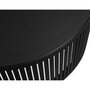 Voir la diapositive 5 : BEST MOBILIER Sally - table basse ronde - noir - 75 cm