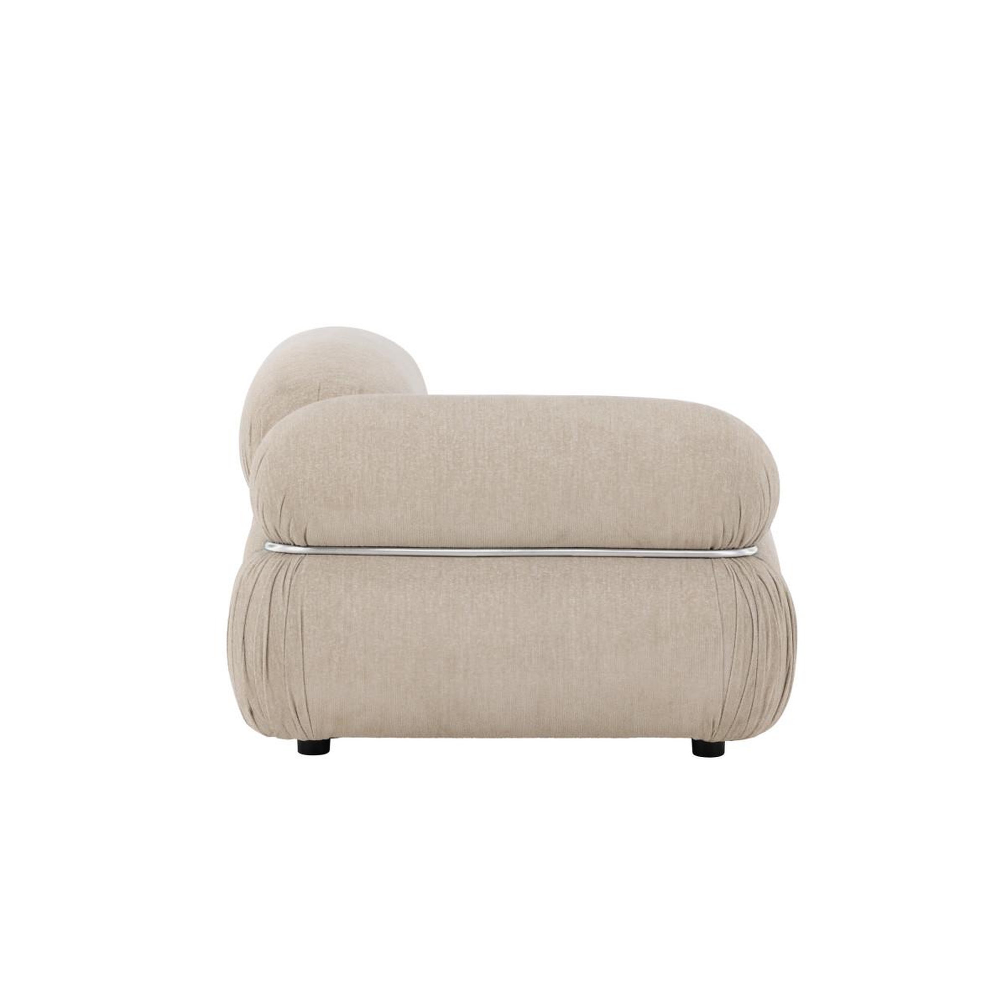 Voir la diapositive 3 : Paris Prix Module canapé d'angle droit  mika  95cm beige