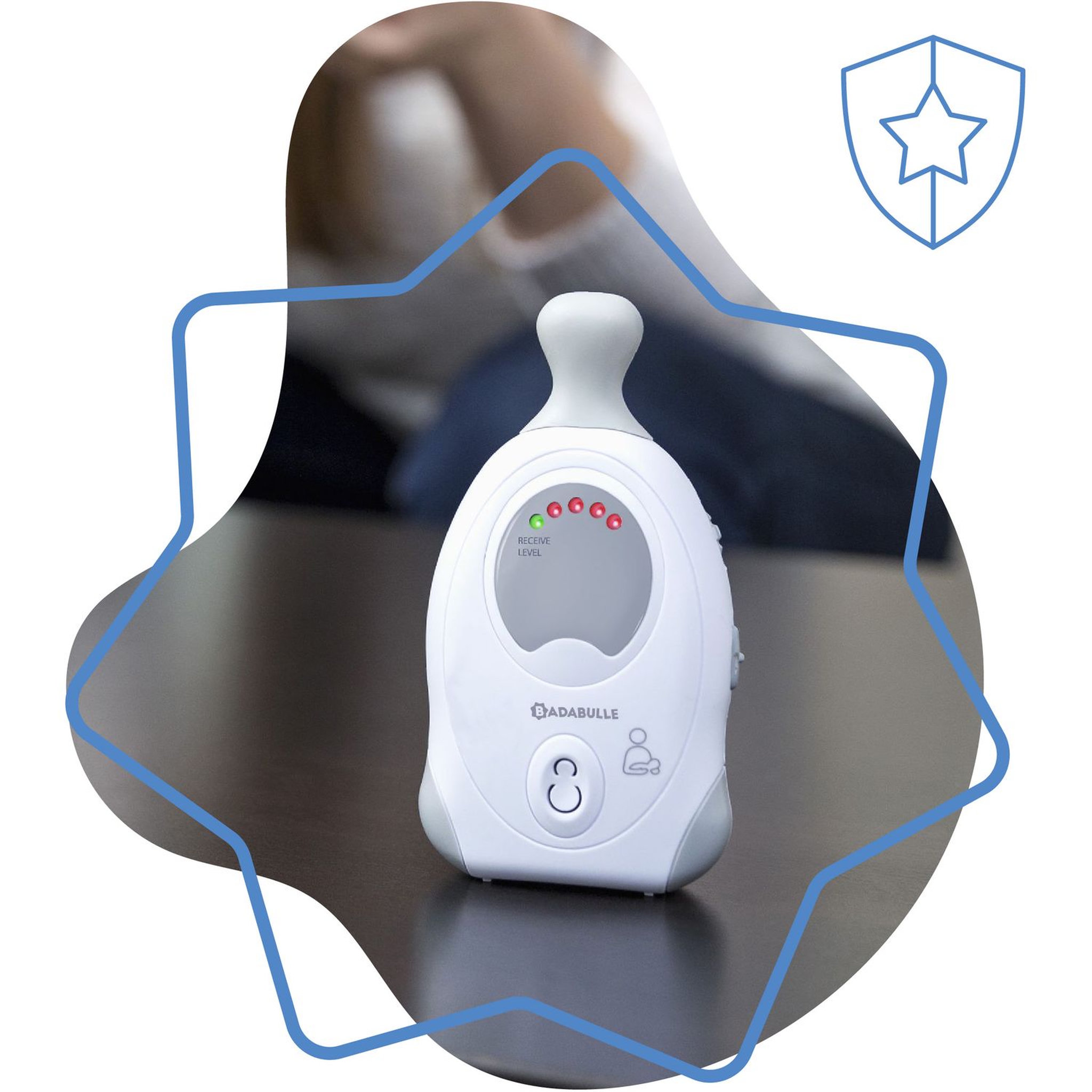 Voir la diapositive 5 : BADABULLE Babyphone Baby Online 300 m+