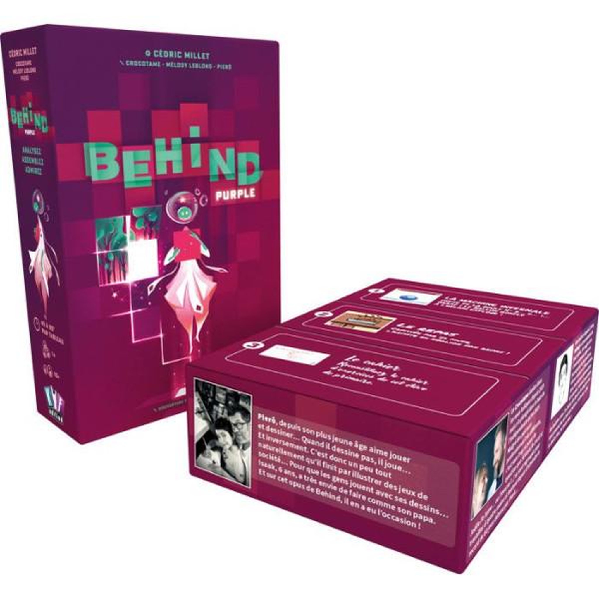 Voir la diapositive 5 : Asmodee Behind : Purple Casse tete cooperatif