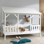 Voir la diapositive 1 : Paris Prix Pack - Lit Cabane Enfant, Sommier & Matelas  Housebed III  90x200cm Blanc
