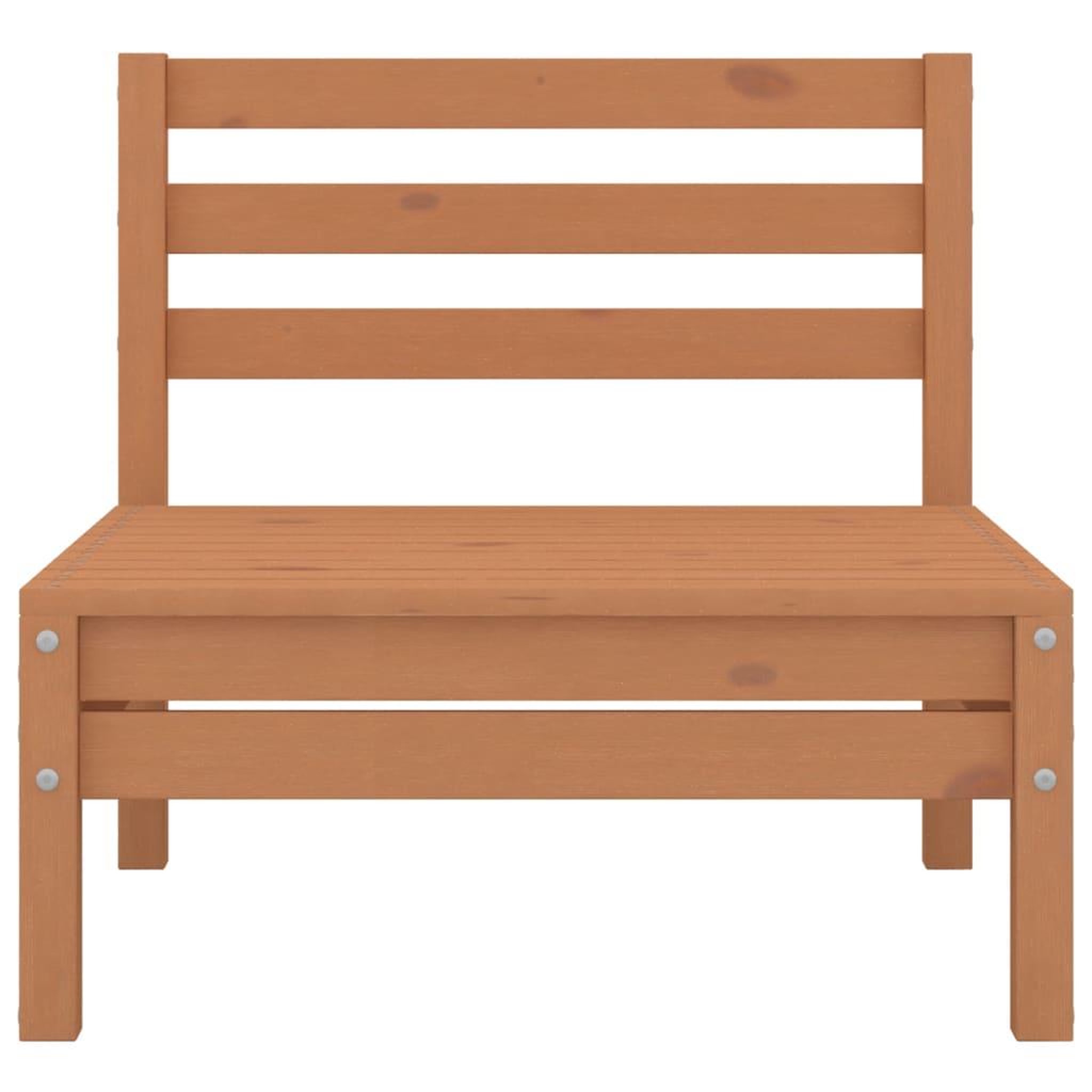 Voir la diapositive 4 : VIDAXL Salon de jardin 4 pcs marron miel bois de pin massif