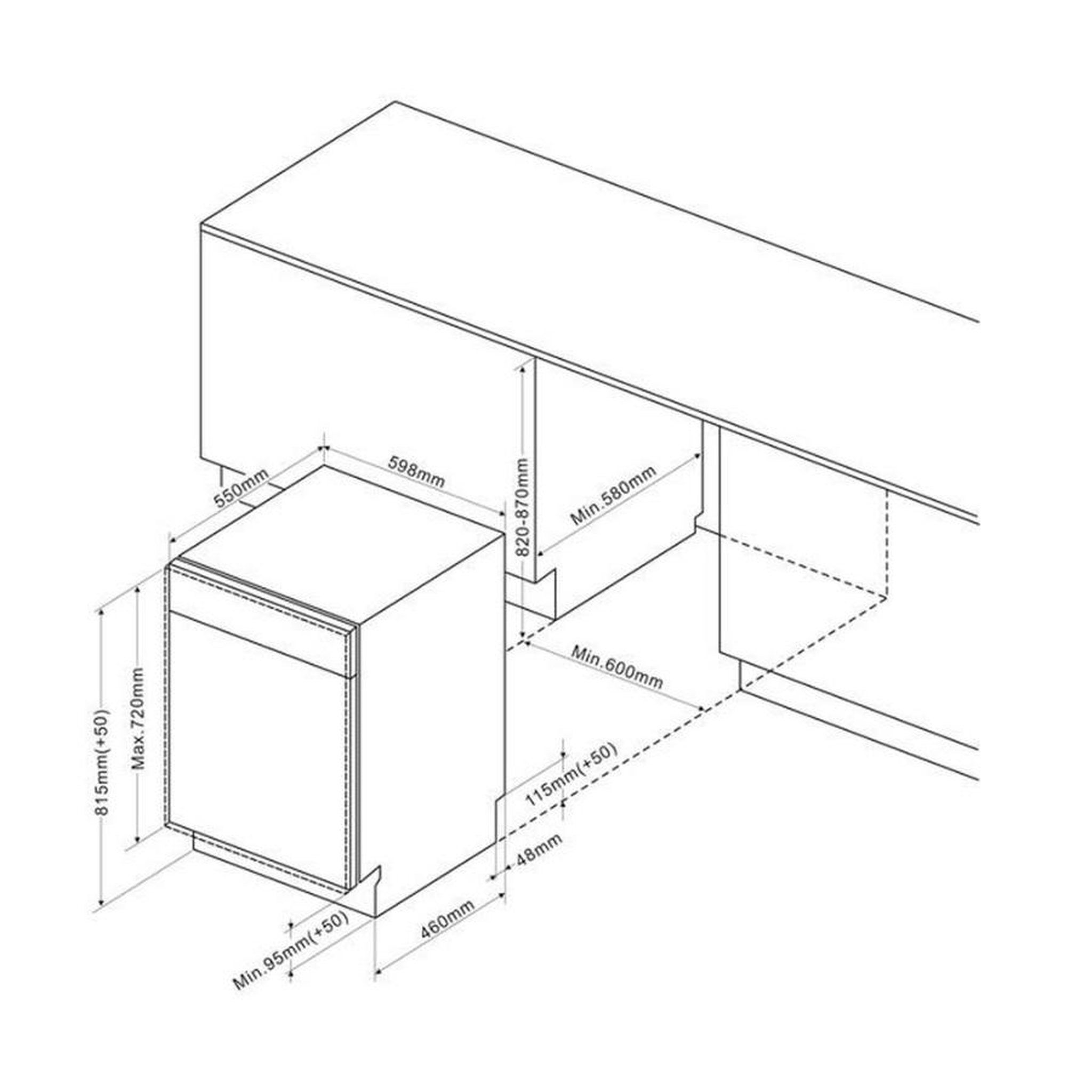 Voir la diapositive 5 : De Dietrich Lave-vaisselle 60cm 15c 42db c tout integrable - dcj532dqx