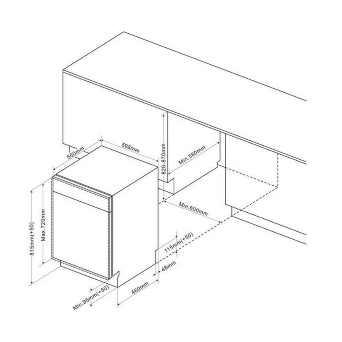 De Dietrich Lave-vaisselle 60cm 15c 42db c tout integrable - dcj532dqx