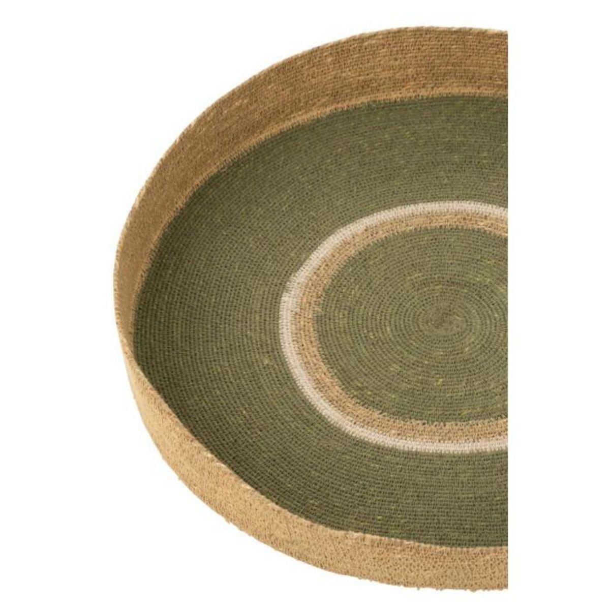 Paris Prix Plateau de Service en Jonc  Cercles  50cm Vert