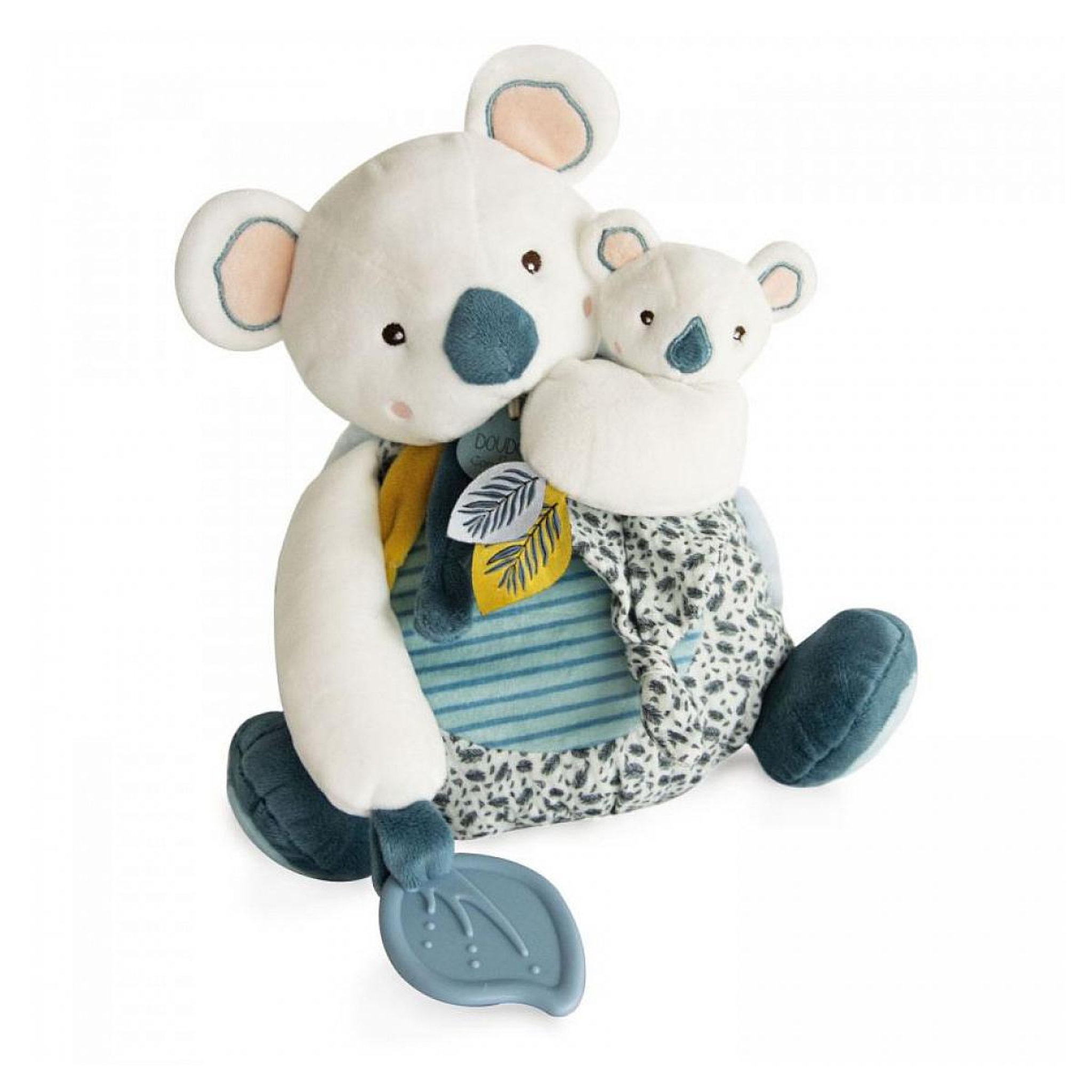 Voir la diapositive 4 : DOUDOU ET COMPAGNIE Yoca le koala - pantin koala gm avec bebe  and  anneau de dentition