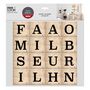 Voir la diapositive 2 : Stick'n Look Sticker Relief  Lettres  41x41cm Noir