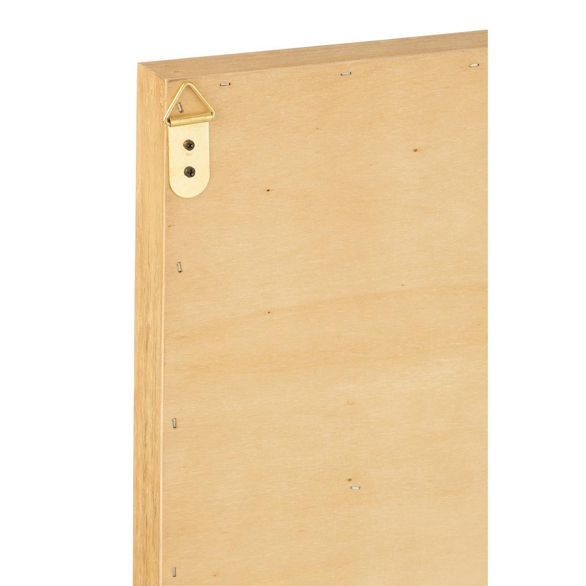 Voir la diapositive 2 : J-LINE Décoration Murale en Bois  Étoile de Mer  45cm Naturel