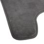 Voir la diapositive 2 : Paris Prix Tapis Contour WC  Mémoire  48x48cm Gris