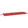 Voir la diapositive 2 : VIDAXL Coussin de banc de jardin rouge 150x50x7 cm tissu oxford