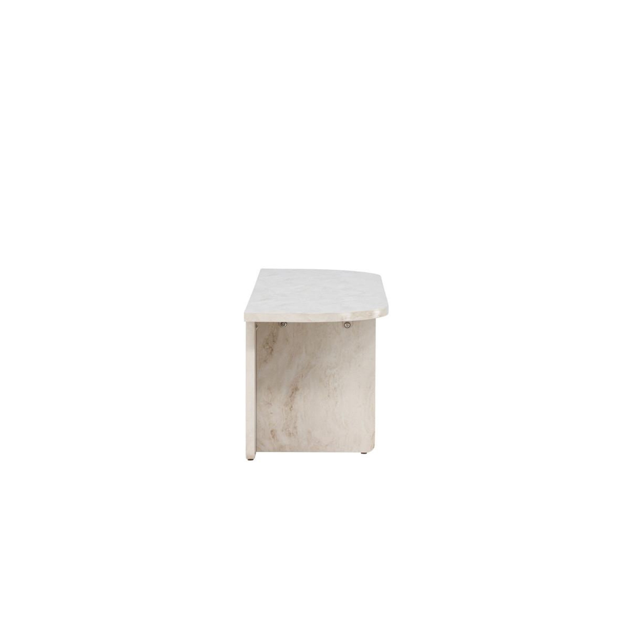 Voir la diapositive 2 : Paris Prix Meuble tv effet marbre  alesund  140cm beige