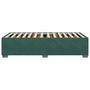 Voir la diapositive 5 : VIDAXL Cadre de lit sans matelas vert fonce 100x200 cm velours