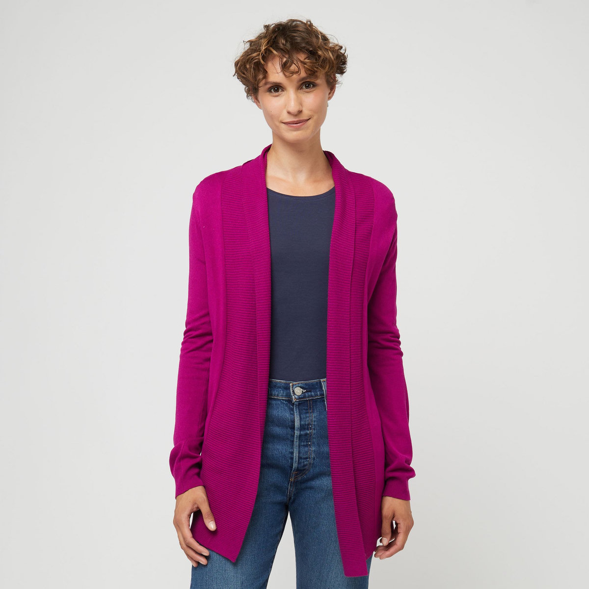 Gilet Yesta Violet - Taille 46, Style Dégradé (faded) - Neuf Avec étiquettes