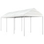 Voir la diapositive 1 : VIDAXL Belvedere avec toit blanc 6,69x2,28x2,69 m polyethylene