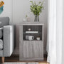 Voir la diapositive 4 : VIDAXL Armoire laterale et lumieres LED sonoma gris bois d'ingenierie