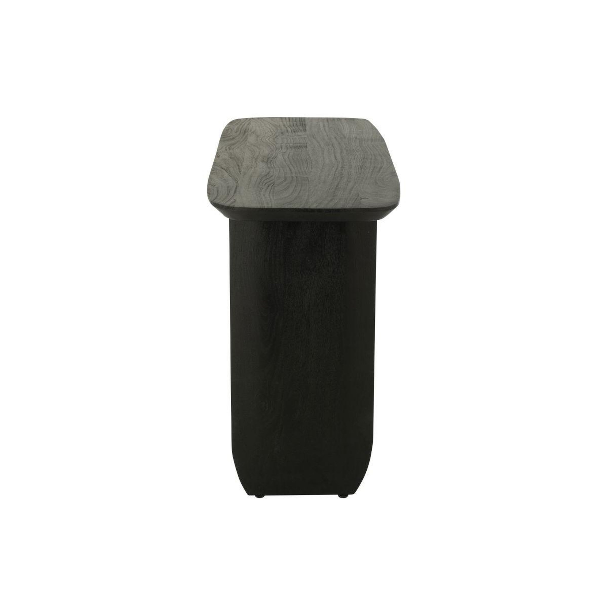 Voir la diapositive 3 : J-LINE Console en bois  william  130cm noir