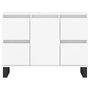 Voir la diapositive 5 : VIDAXL Armoire de salle de bain blanc 80x33x60 cm bois d'ingenierie