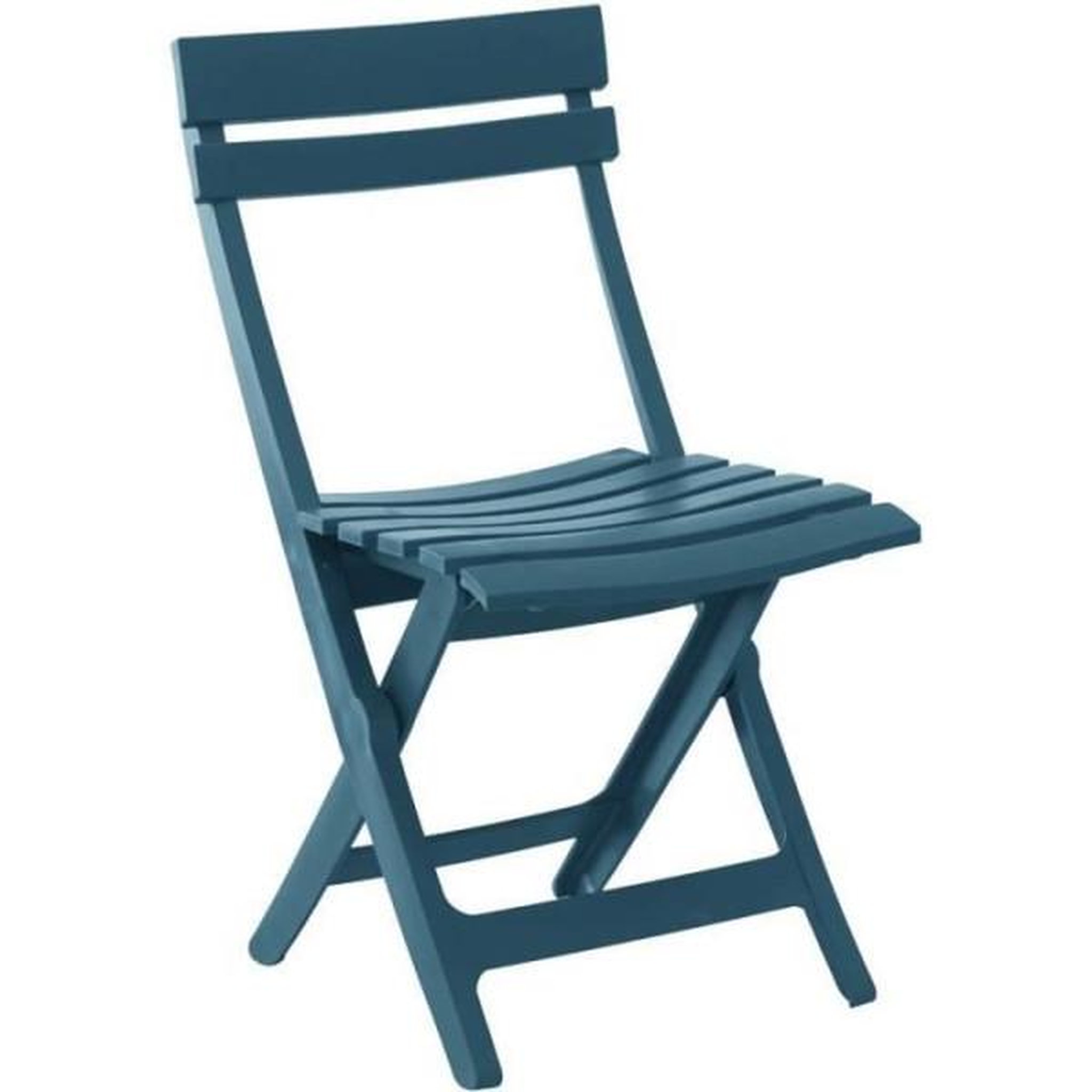 Grosfillex Chaise pliante - GROSFILLEX - MIAMI - Bleu minéral