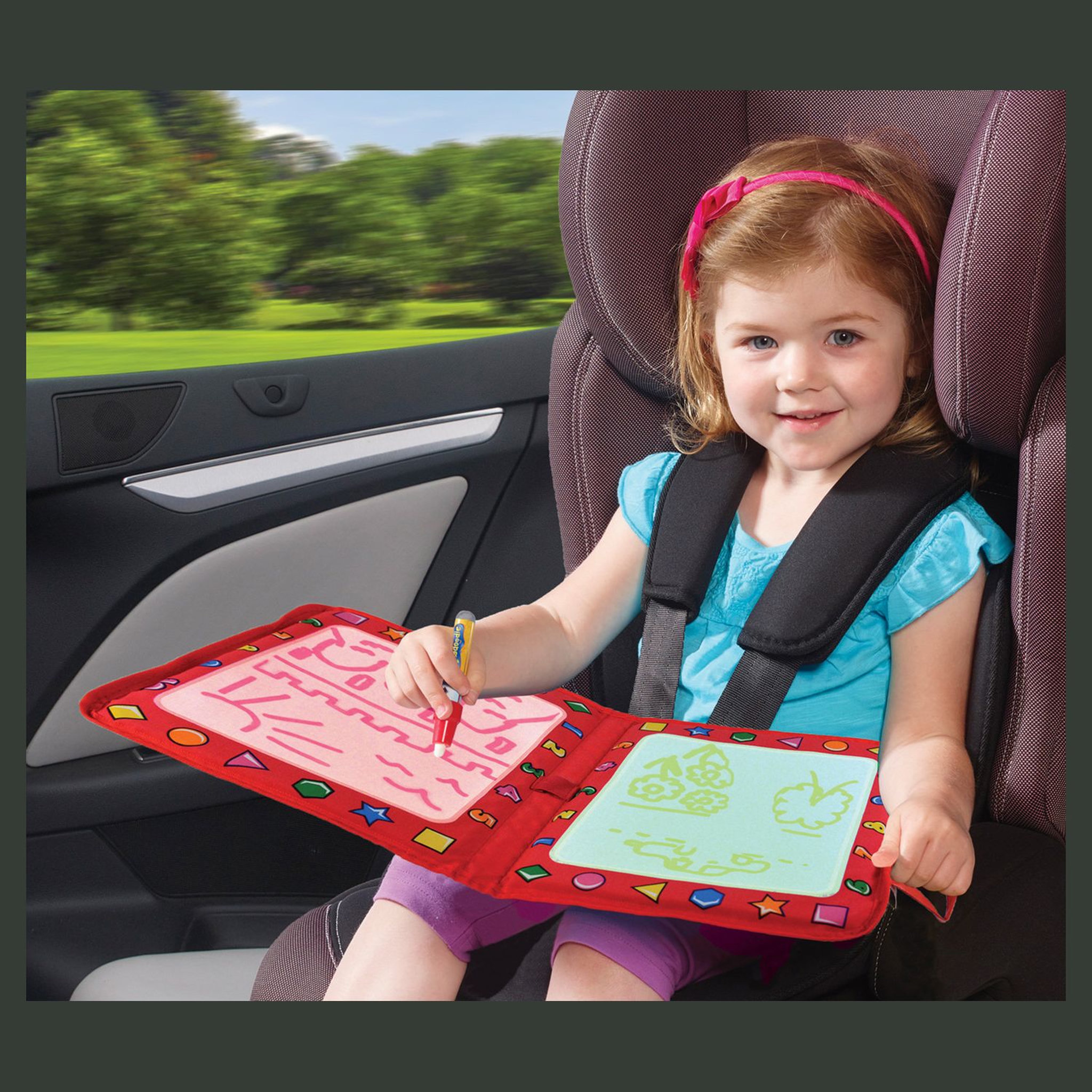 Voir la diapositive 5 : TOMY Valisette voyage aquadoodle - Rouge
