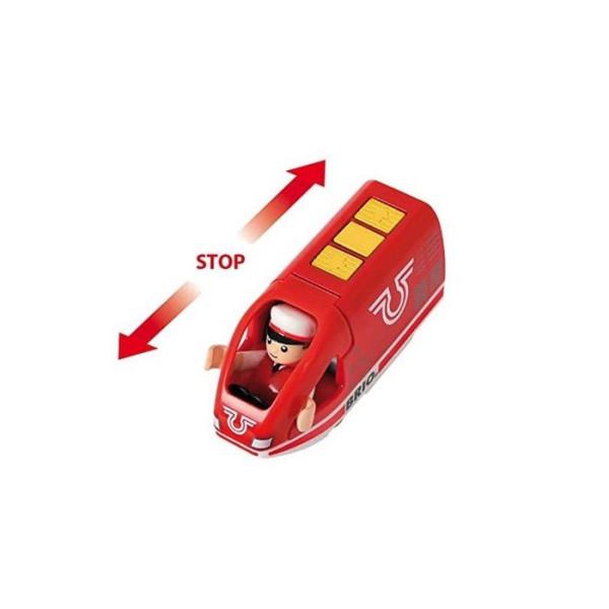 Voir la diapositive 4 : Brio Train de voyageur rechargeable brio - circuit de train en bois - ravensburger - rouge - mixte des 3 ans