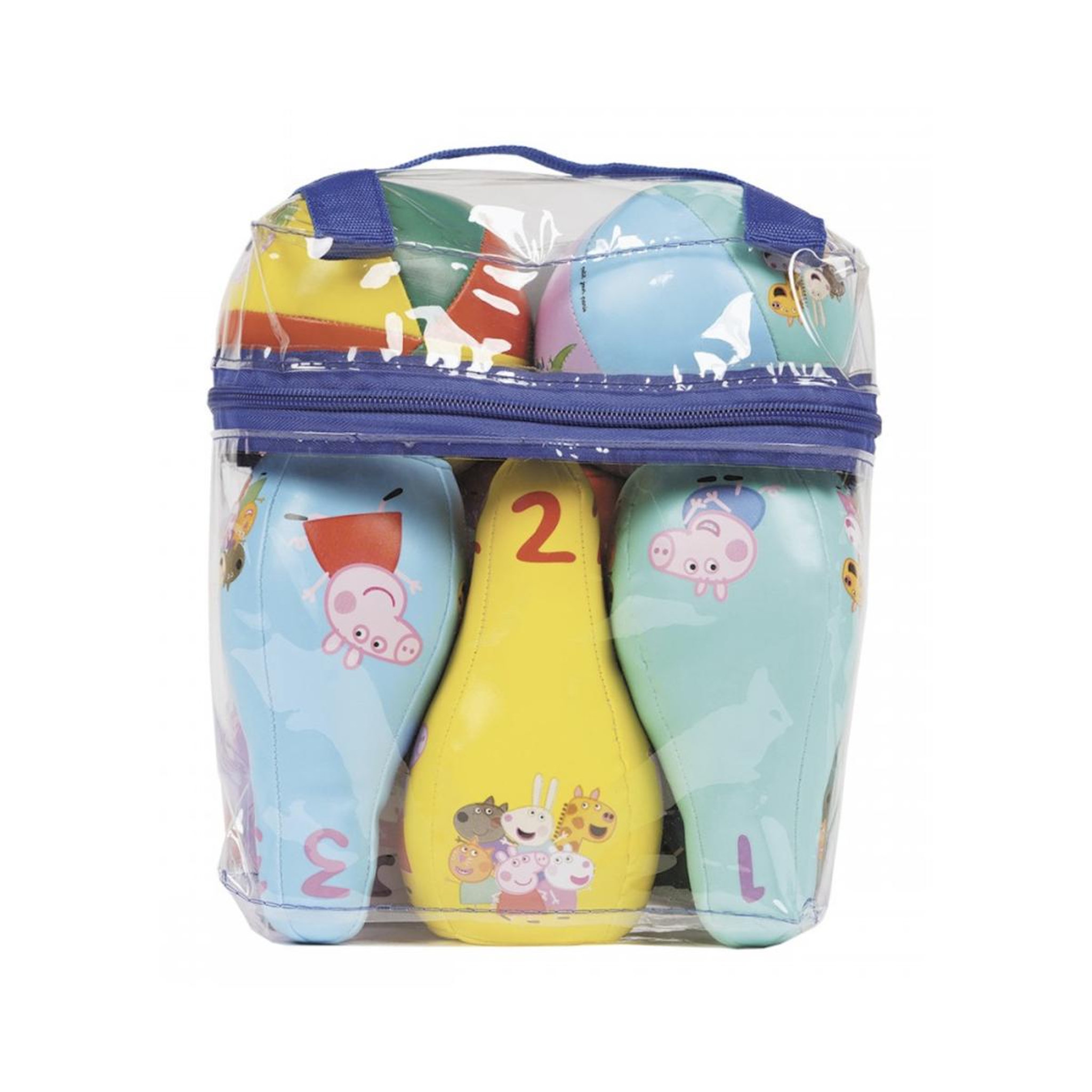 Voir la diapositive 1 : Petit Jour Jeu de quilles Peppa Pig -