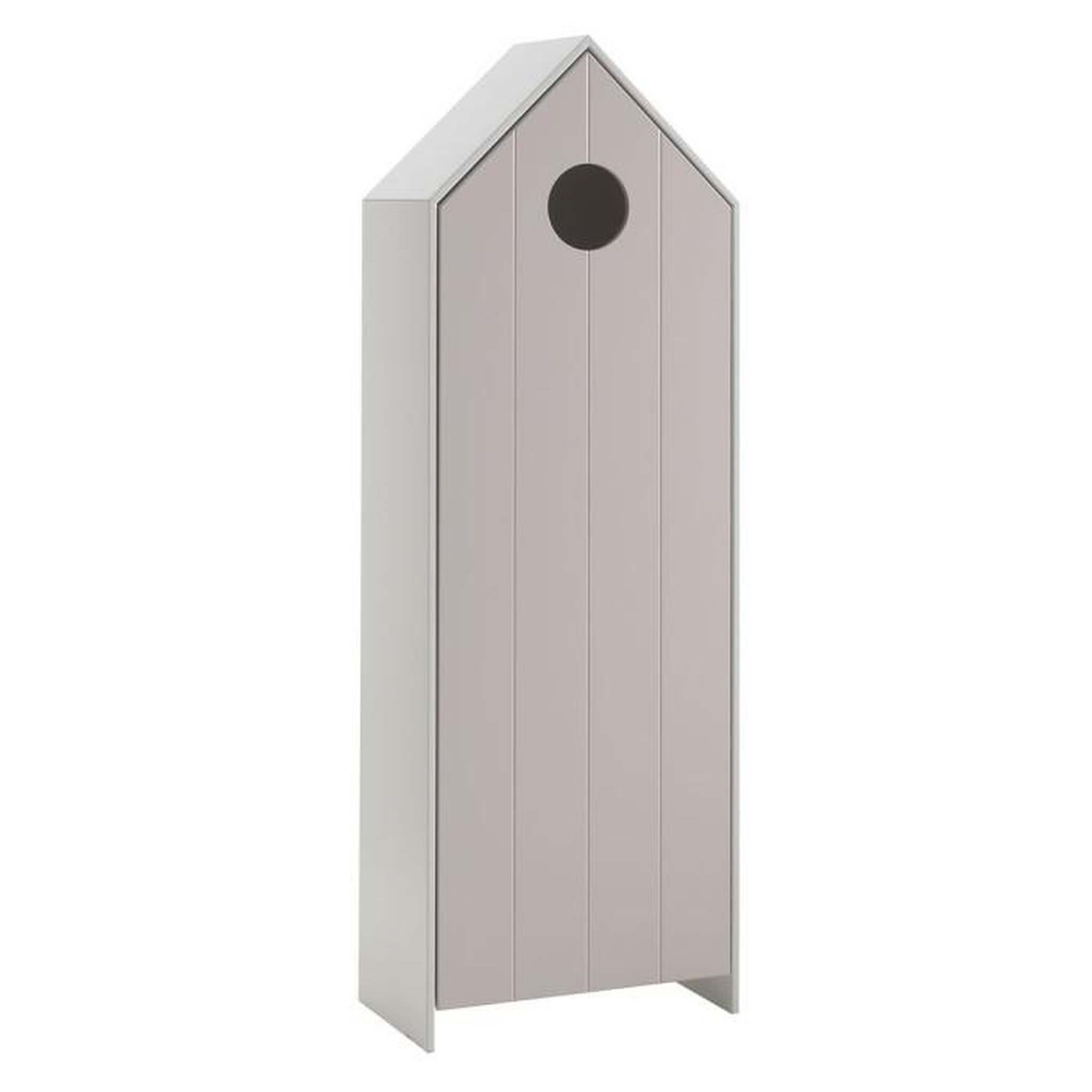 Voir la diapositive 3 : Paris Prix Pack - Lit Cabane Enfant & Armoire  Casami  Blanc & Rose