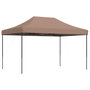 Voir la diapositive 5 : VIDAXL Tente de reception pliable escamotable marron 440x292x315 cm