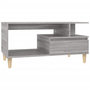 Voir la diapositive 2 : VIDAXL Table basse Sonoma gris 90x49x45 cm Bois d'ingenierie
