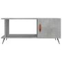 Voir la diapositive 5 : VIDAXL Table basse gris beton 90x50x40 cm bois d'ingenierie