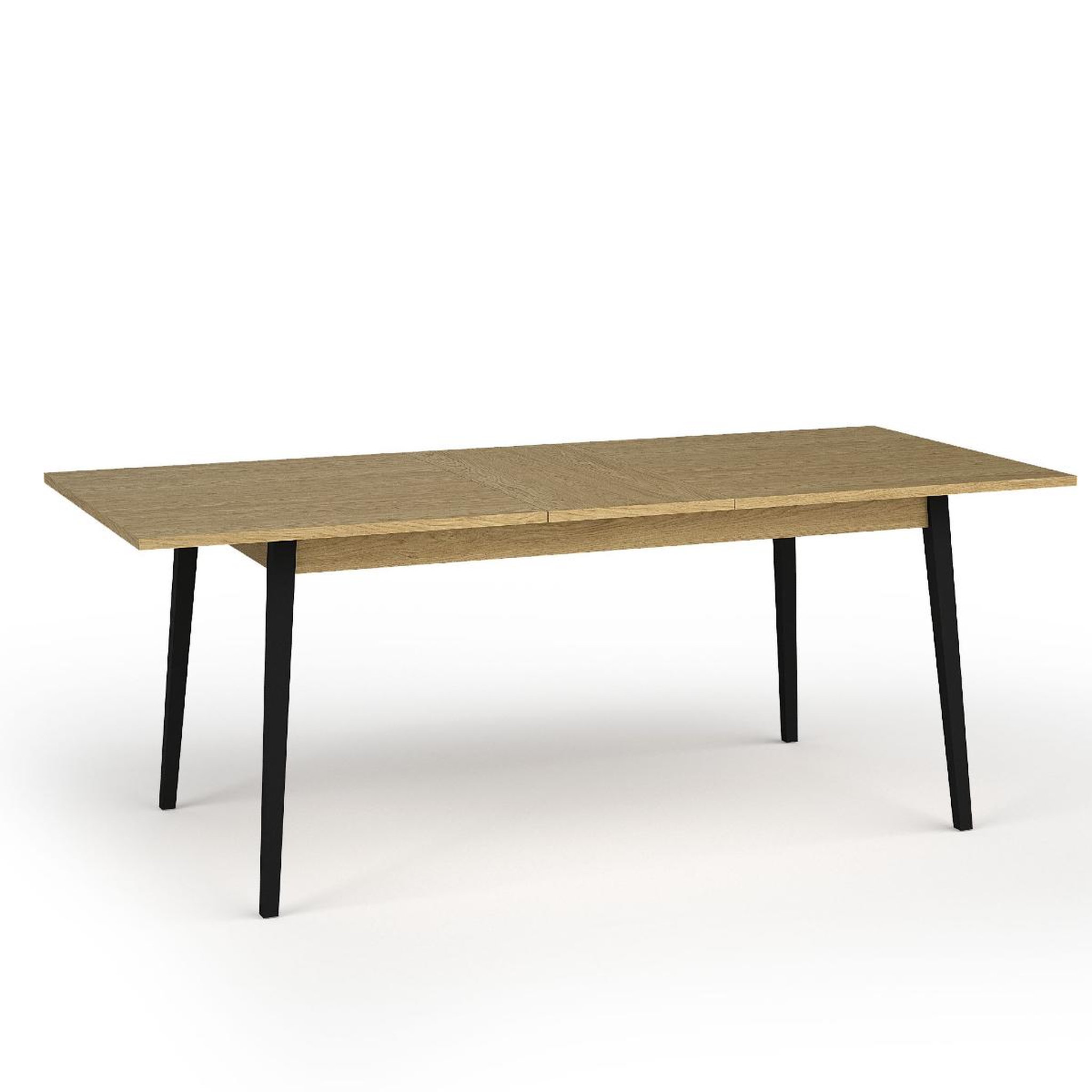 Voir la diapositive 3 : JLC KREATION Table de salle à manger extensible en bois dimitri