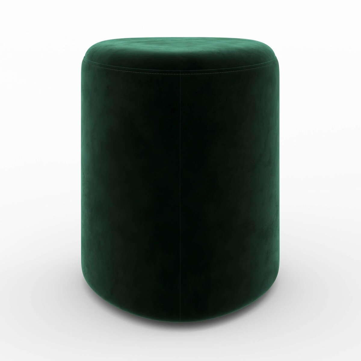 Rendez vous déco Pouf en velours vert - Emmy