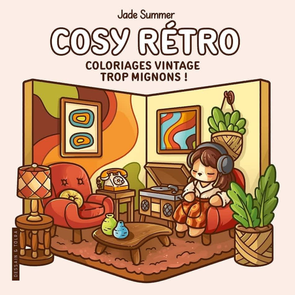 COSY RETRO. COLORIAGES VINTAGE TROP MIGNONS !, Jade Summer