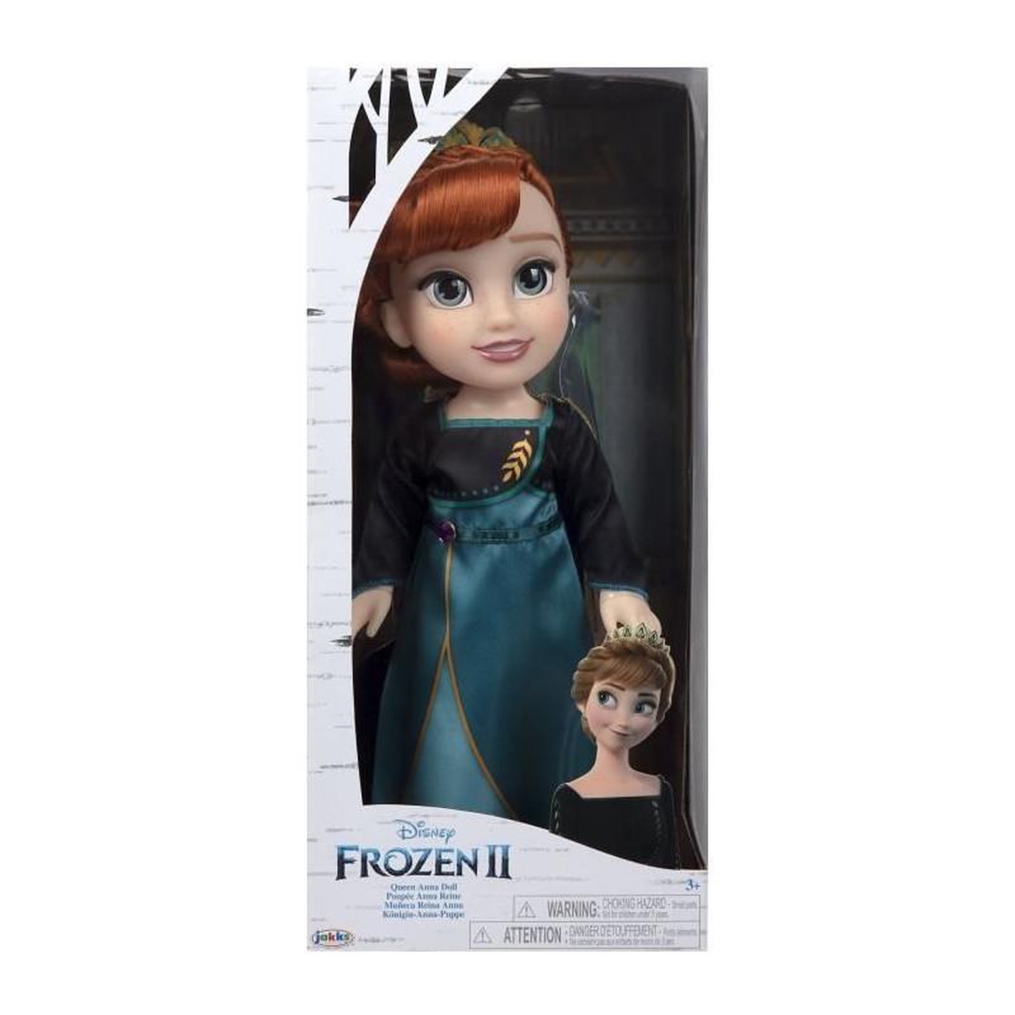 Voir la diapositive 2 : Jakks Pacific REINE DES NEIGES 2 - Poupée Anna Epilogue - 38 cm - JAKKS - 480445