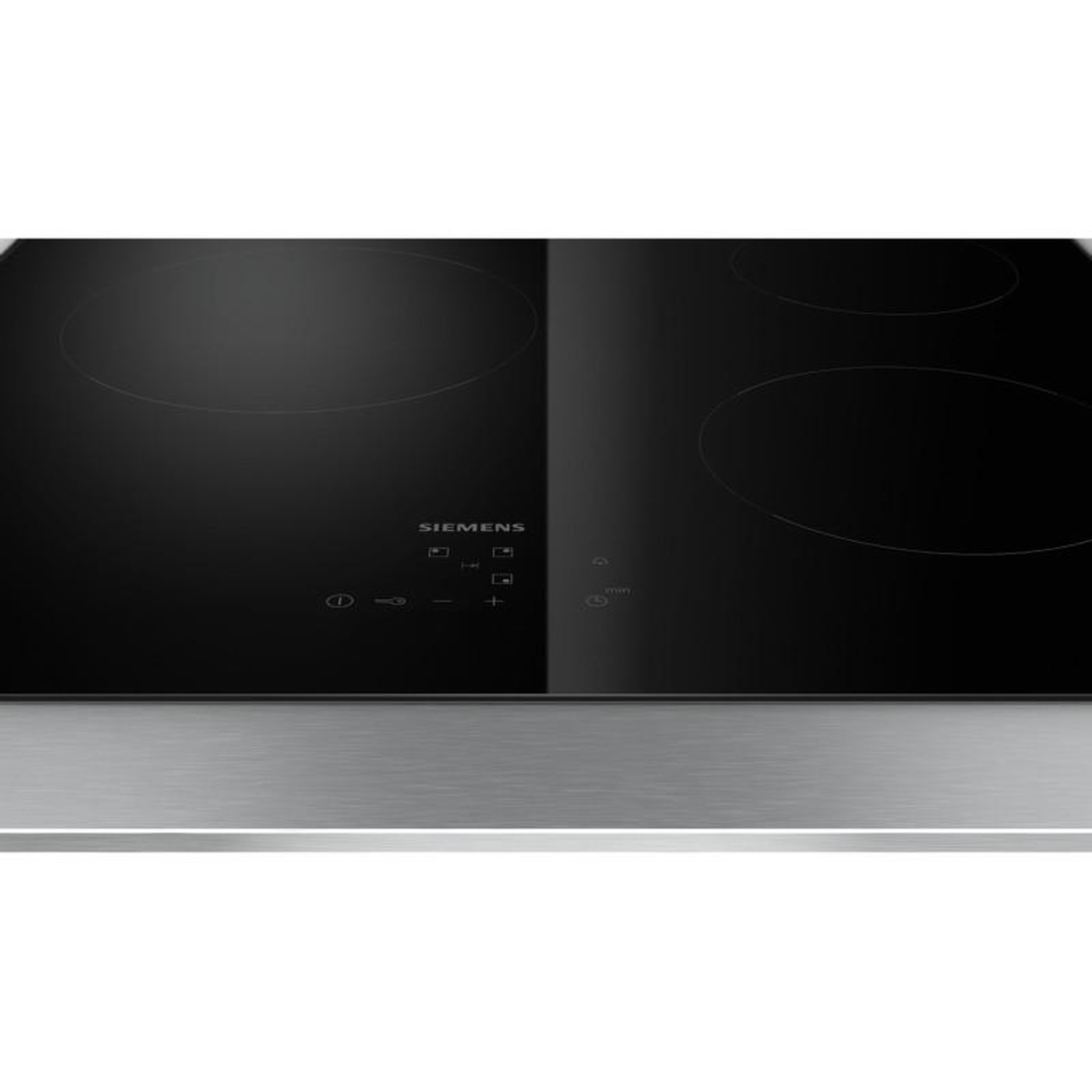 Voir la diapositive 3 : Siemens Table de cuisson vitrocéramique 60cm 3 feux 5700w noir - et61rbmb8e