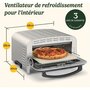 Voir la diapositive 5 : Cuisinart Four à pizza électrique CPZ120E inox pizza 32 cm, cuisson de 175 à 400°C