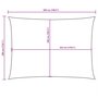 Voir la diapositive 6 : VIDAXL Voile de parasol tissu oxford rectangulaire 3x5 m blanc