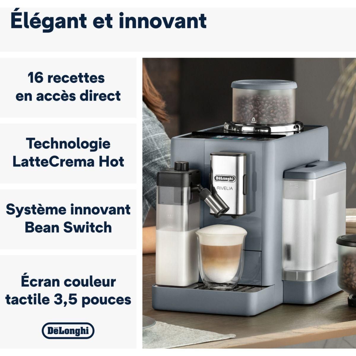 DELONGHI Expresso Broyeur rivelia latte FEB4455.G