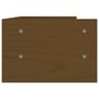 Voir la diapositive 6 : VIDAXL Support de moniteur Marron miel 50x24x16 cm Bois de pin solide
