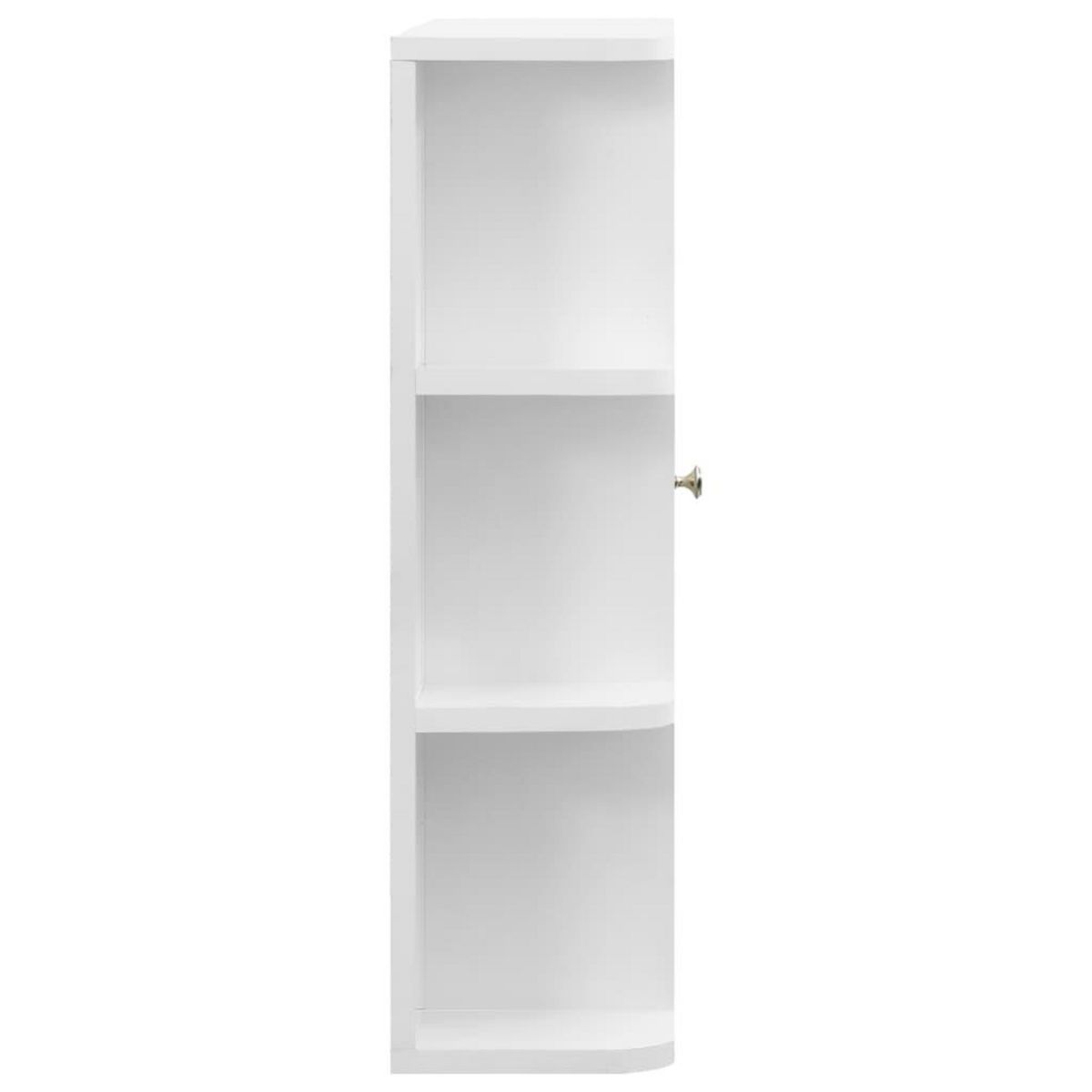 VIDAXL Armoire a miroir de salle de bain Blanc 66x17x63 cm MDF