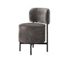 Voir la diapositive 2 : LISA DESIGN Tissia - lot de 2 chaises pivotantes - en tissu bouclette