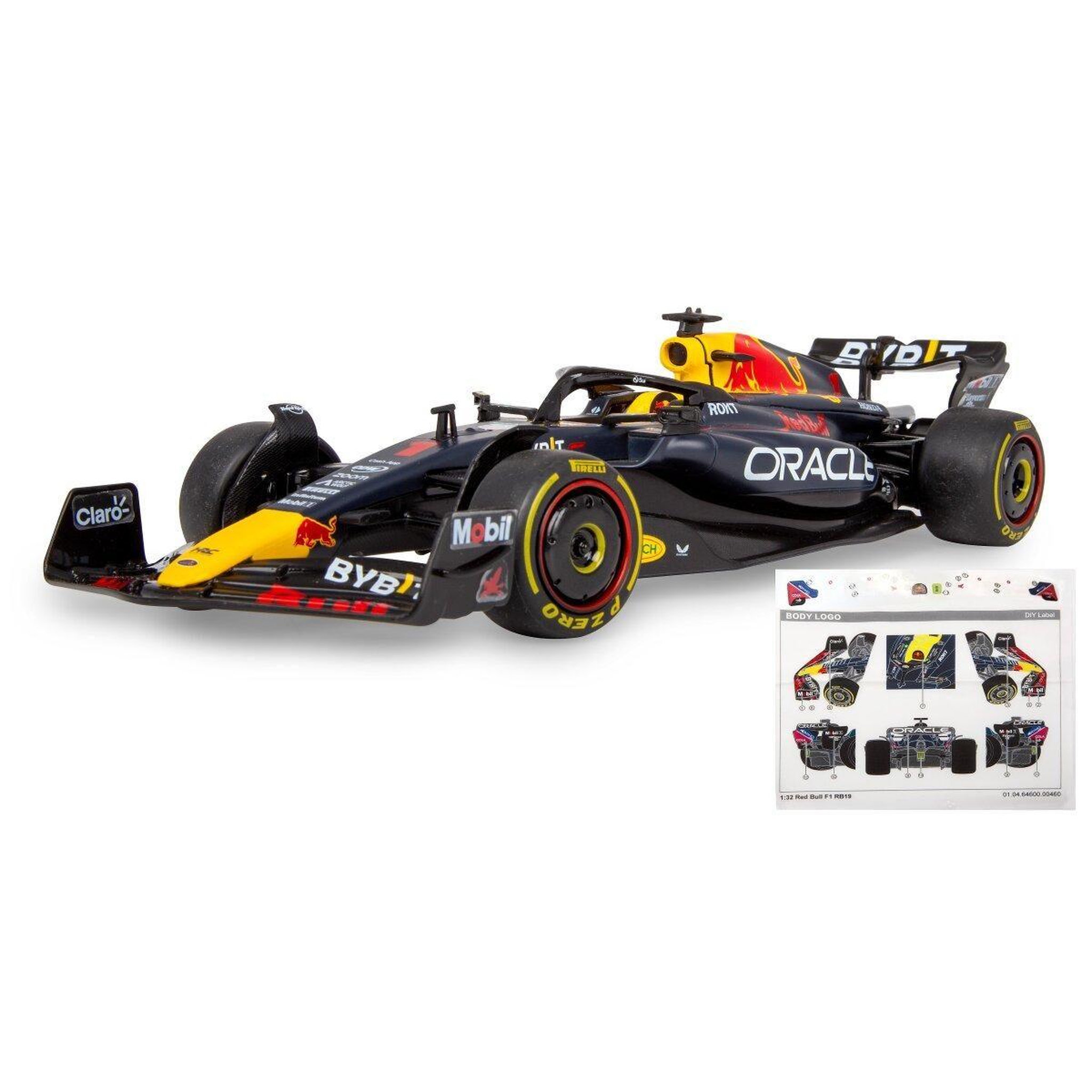 Voir la diapositive 4 : Jamara Oracle red bull racing rb19 diecast 1:32 bleu foncé