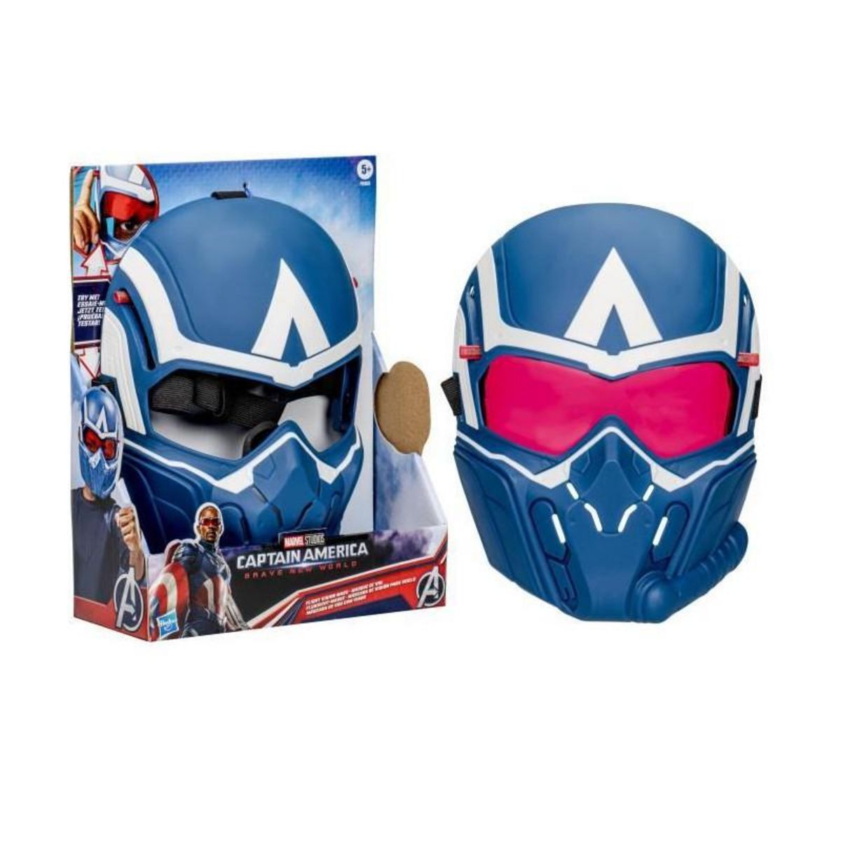 HASBRO Masque de vol Captain America Brave New World, jouet de déguisement, Marvel Studios, Des 5 ans