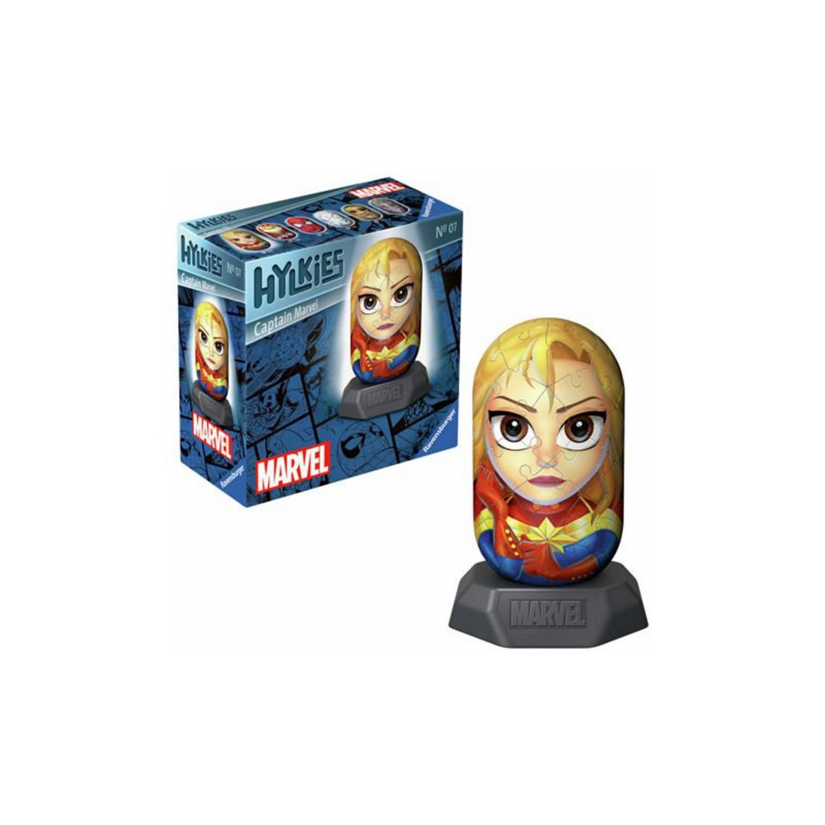 RAVENSBURGER Ravensburger - 3D Puzzle Marvel Captain Marvel, 54pcs. 12001156 9