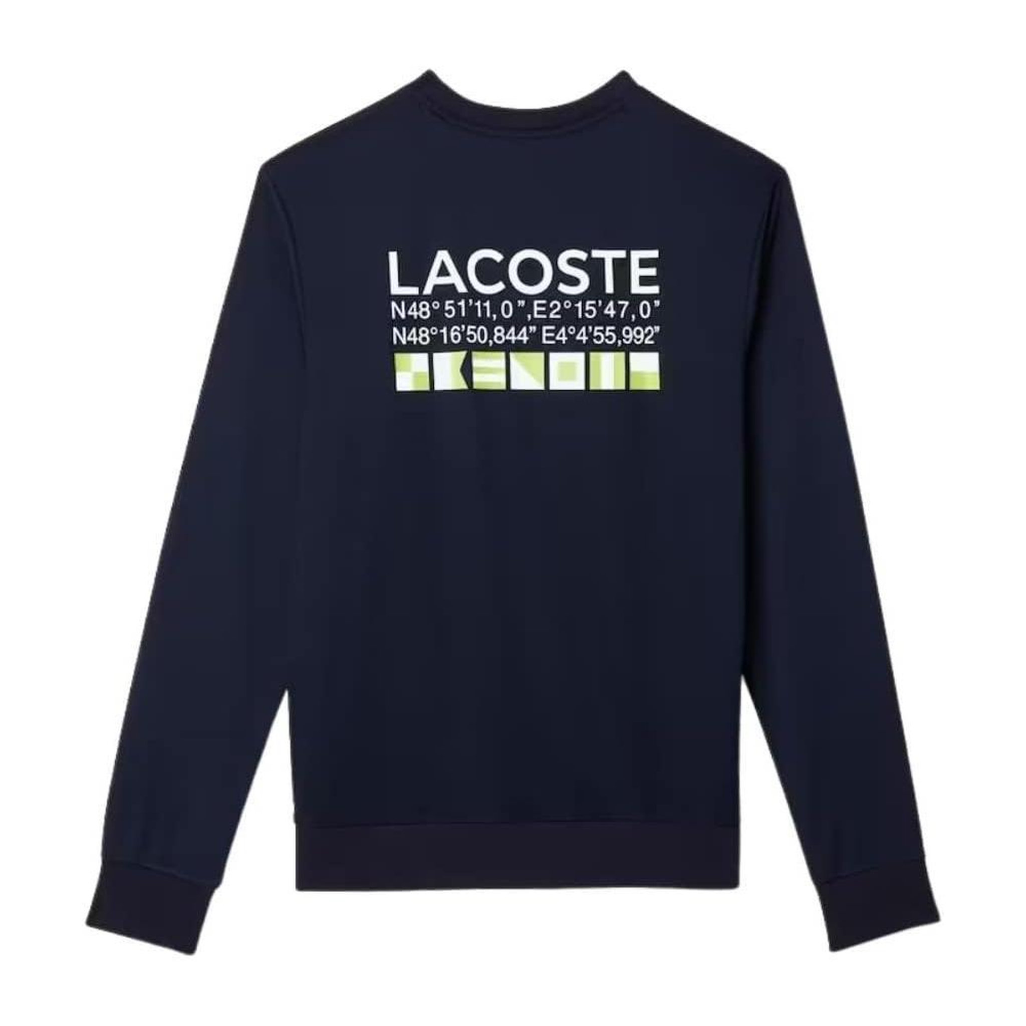 Voir la diapositive 2 : Lacoste Sweat Marine Homme Lacoste SH9432