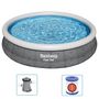 Voir la diapositive 2 : BESTWAY Bestway Ensemble de piscine ronde 366x76 cm